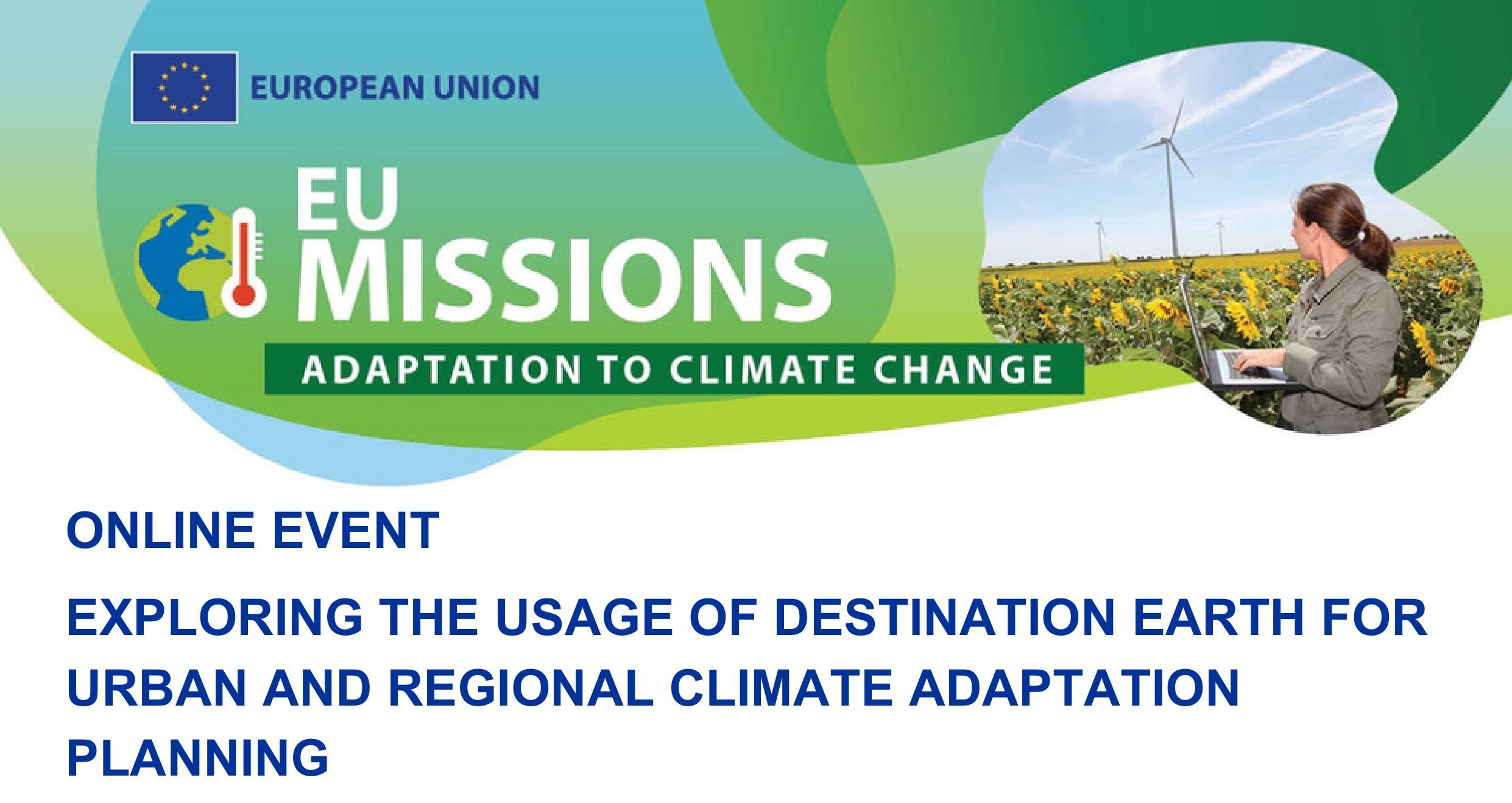 Exploring the usage of destination earth for urban and regional climate adaptation planning